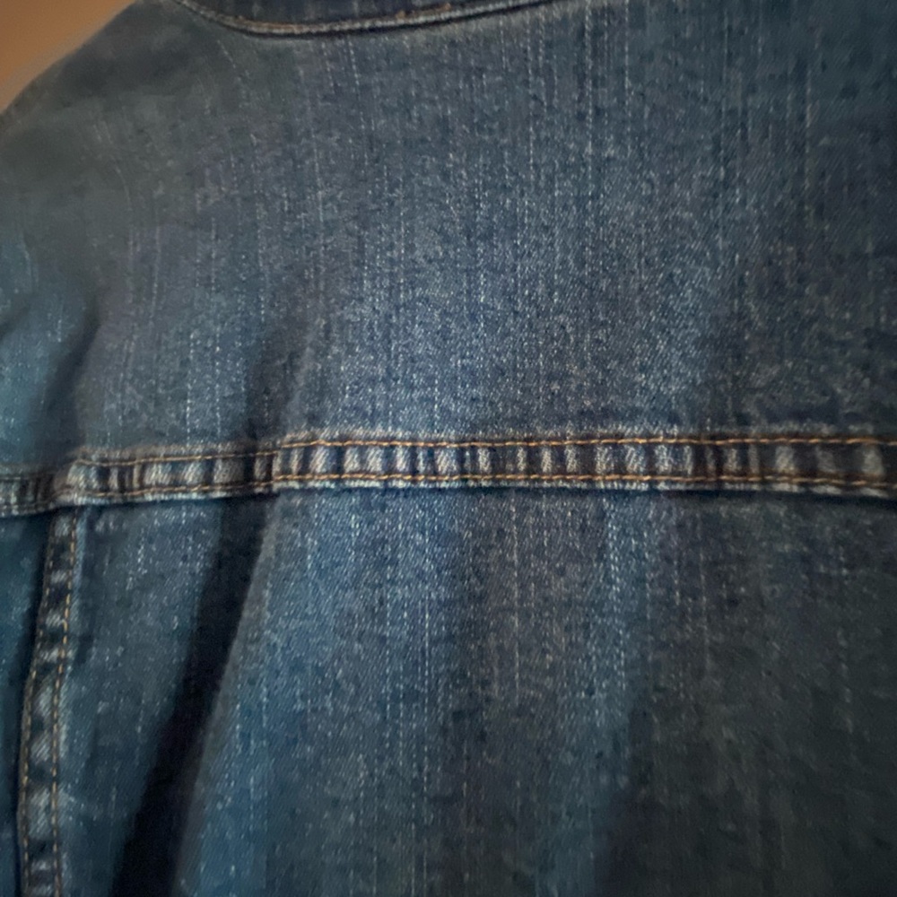 Villager stretch Jean jacket size 12